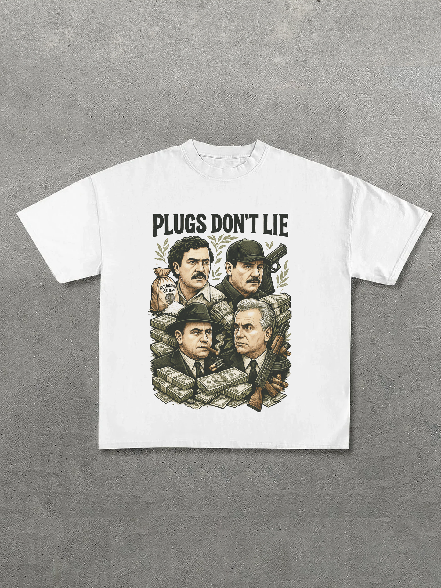 Plugs Don't Lie Crew Tee