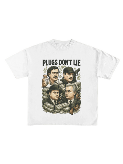 Plugs Don't Lie Crew Tee