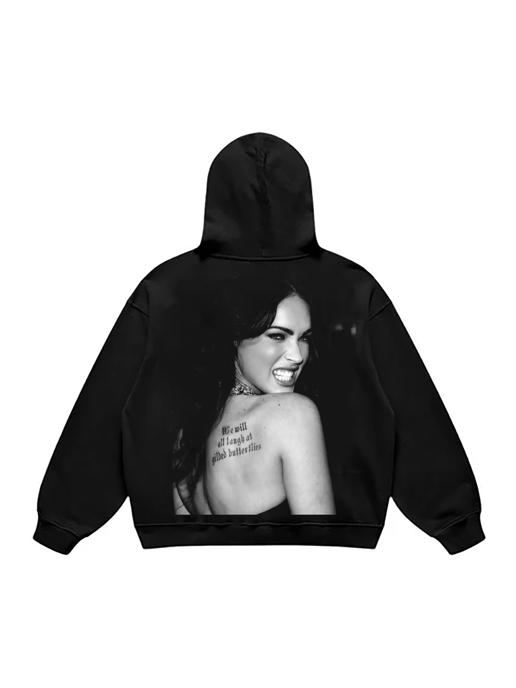 Megan Smile Oversized Hoodie