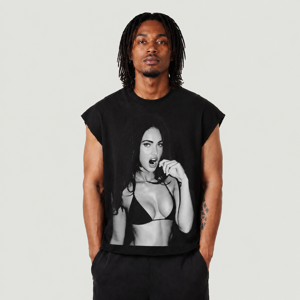 Fox Lick Boxy Tank Top