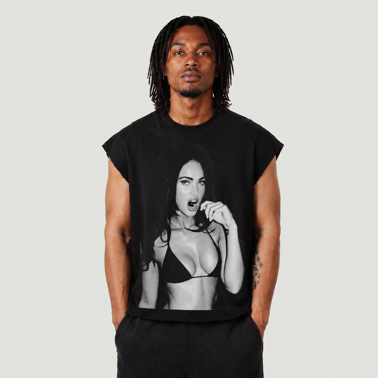 Fox Lick Boxy Tank Top