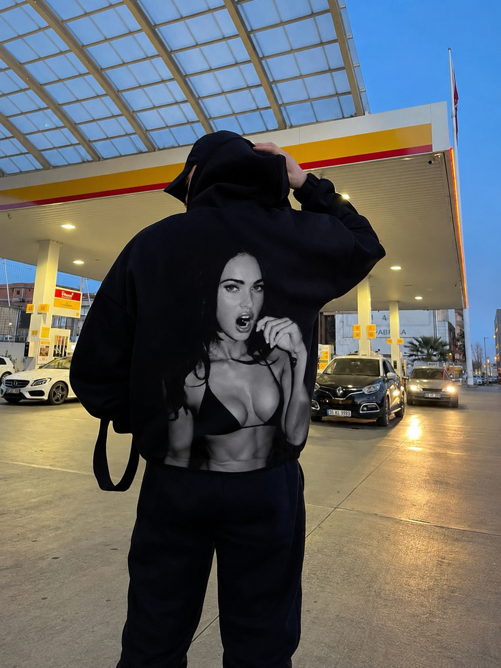 Fox Lick Oversized Hoodie